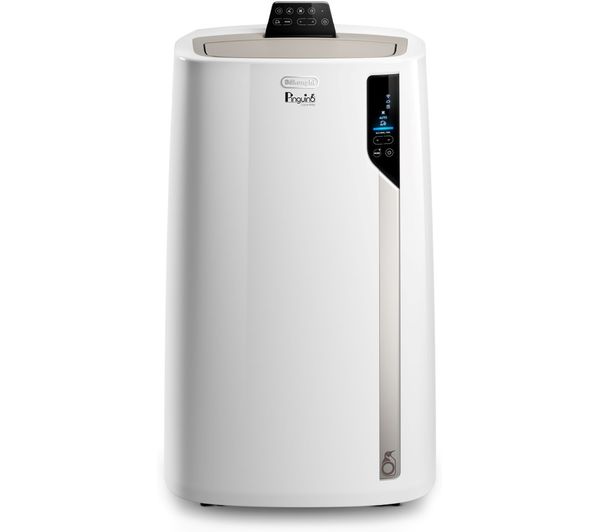 (image for) Delonghi EL112CST Pinguino 11000 BTU Smart Air Conditioner Dehumidifier White